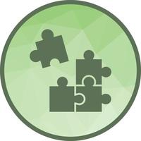 Reasoning Skills Low Poly Background Icon vector