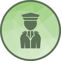 Airport Security Low Poly Background Icon vector