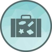 Bag with Tags Low Poly Background Icon vector