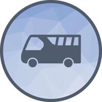 autobús en el icono de fondo polivinílico bajo del aeropuerto vector
