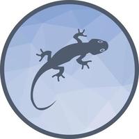 Pet Lizard Low Poly Background Icon vector