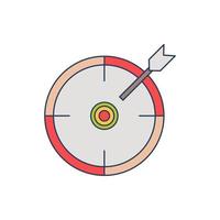 Target Location Vector Icon