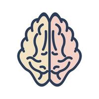 icono de vector de cerebro