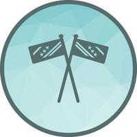Flags Low Poly Background Icon vector