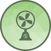 Table Fan Low Poly Background Icon vector