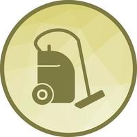 Vaccum Cleaner Low Poly Background Icon vector