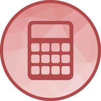 Calculator Low Poly Background Icon vector