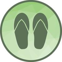 Slippers Low Poly Background Icon vector