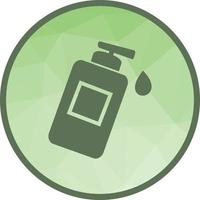 Lotion Bottle Low Poly Background Icon vector