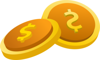 Flat design of payment and finance with pile coins, coin stack, money coin and gold coin. png