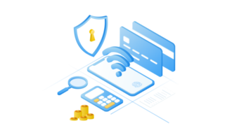 Financial management concept and investment, Flat design of payment and finance with pile coins or stack of coins. png