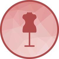 Mannequin Low Poly Background Icon vector