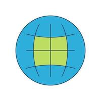 icono de vector de globo