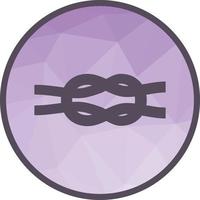 Rope Low Poly Background Icon vector