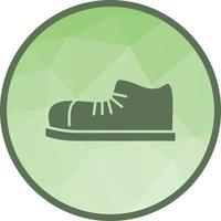 Shoe Low Poly Background Icon vector