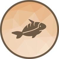 Shark II Low Poly Background Icon vector