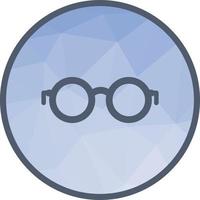 Glasses Low Poly Background Icon vector