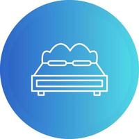 Double Bed Vector Icon