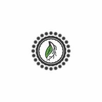 leaf illustration logo vector