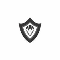 shield logo illustration vector