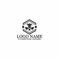 japanese helmet illustration logo vector