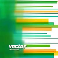 Vector background with green lines and blurred edge