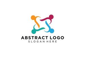 Vector abstract people and family logo collection,people icons, health logo template, care symbol.