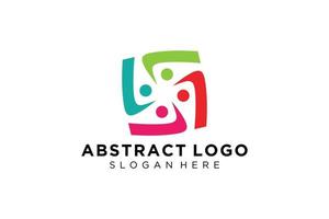 Vector abstract people and family logo collection,people icons, health logo template, care symbol.