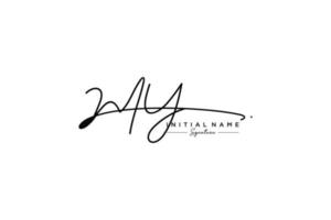 Initial MY signature logo template vector. Hand drawn Calligraphy lettering Vector illustration.