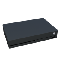 Video game console device 3d rendering png