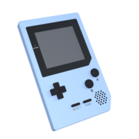 Video game console device 3d rendering png