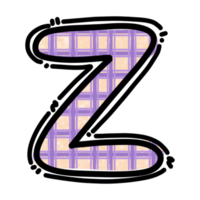 z alphabet buchstabe png, karierte mustergrafik png