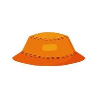 sombrero panamá tocado de verano para hombre. ropa accesoria. vector