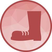 Construction boots Low Poly Background Icon vector