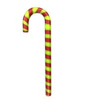 christmas cane isolated on background photo