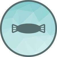 Toffee Low Poly Background Icon vector