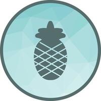 Pineapple Low Poly Background Icon vector