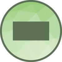 Rectangle Low Poly Background Icon vector