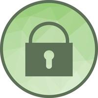 Lock Low Poly Background Icon vector