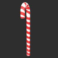 christmas cane isolated on background photo