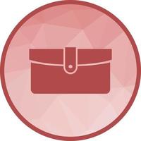 Wallet Low Poly Background Icon vector