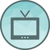 Television Low Poly Background Icon vector