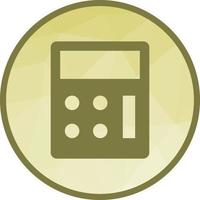Calculator Low Poly Background Icon vector