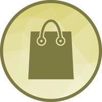 Shopping Bag Low Poly Background Icon vector