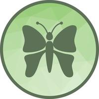 Butterfly Low Poly Background Icon vector