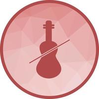 icono de fondo de bajo poli violonchelo vector