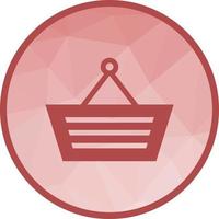 Shopping Low Poly Background Icon vector