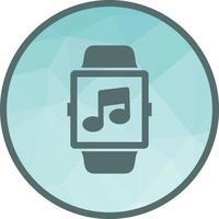 Music App Low Poly Background Icon vector