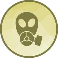 Oxygen Mask Low Poly Background Icon vector