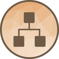 Settings Ethernet Low Poly Background Icon vector